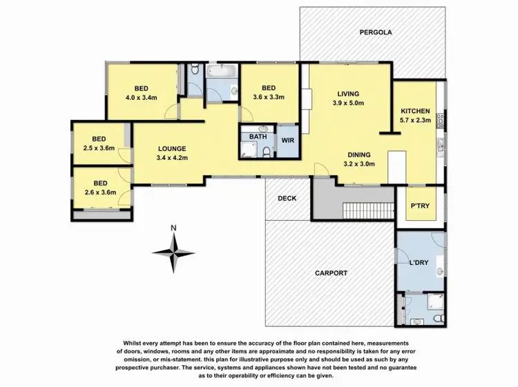 Floorplan of Homely rural property listing, 4605 Princes Highway, Birregurra VIC 3242