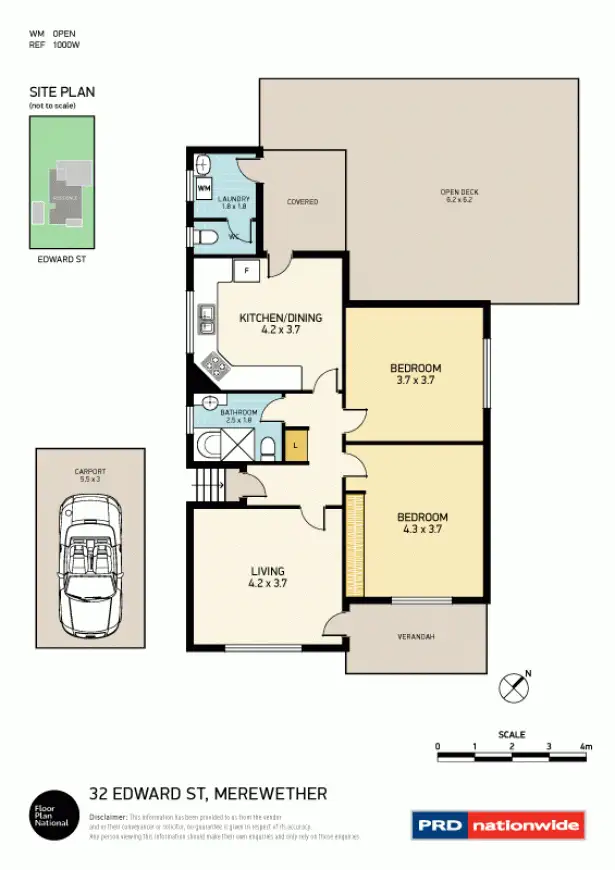 Floorplan of Homely house listing, 32 Edward Street, Merewether NSW 2291