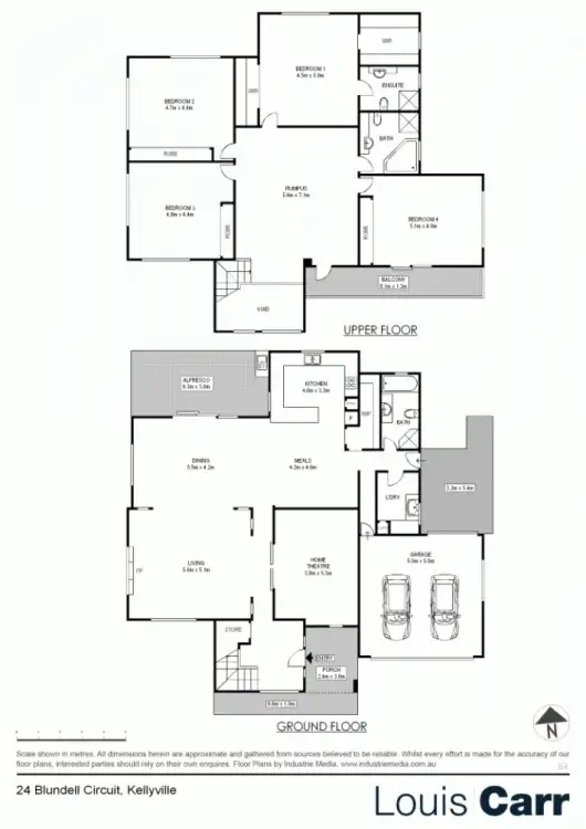 Floorplan of Homely house listing, 24 Blundell Circuit, Kellyville NSW 2155