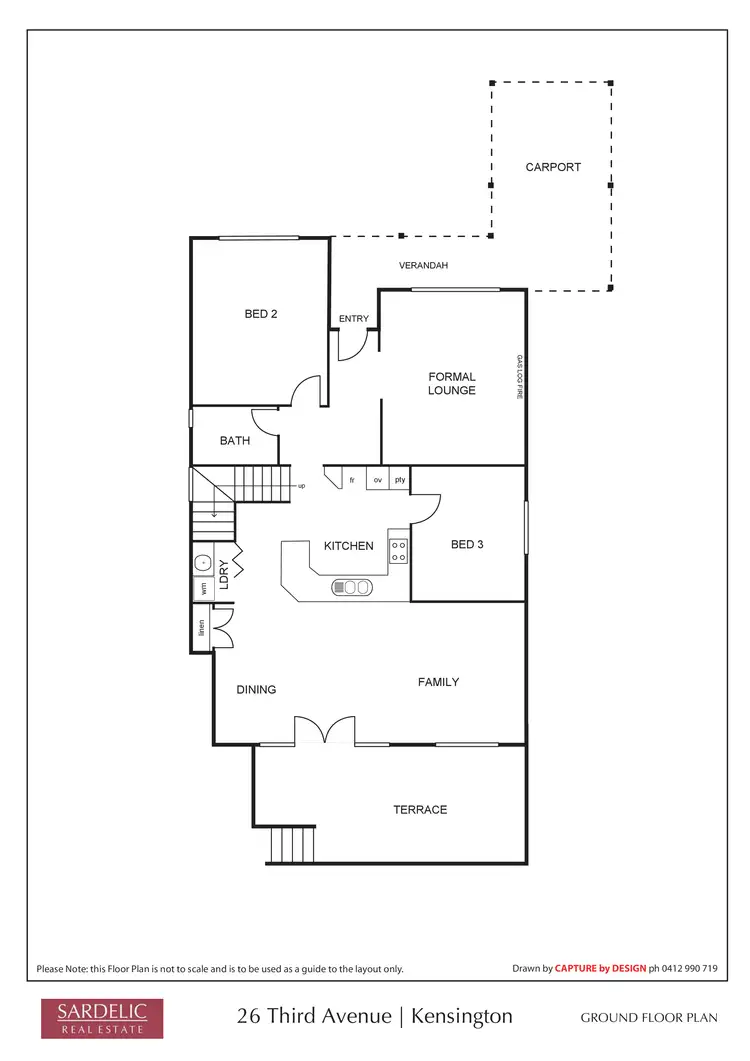 Floorplan of Homely house listing, 26 Third Ave, Kensington WA 6151