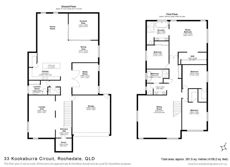Floorplan of Homely house listing, 33 Kookaburra Circuit, Rochedale QLD 4123