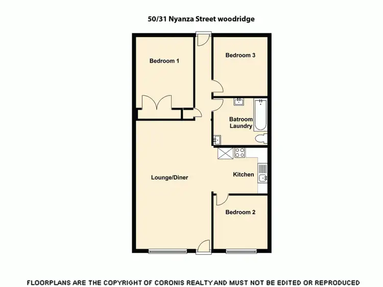 Floorplan of Homely unit listing, 50/31 Nyanza Drive, Woodridge QLD 4114