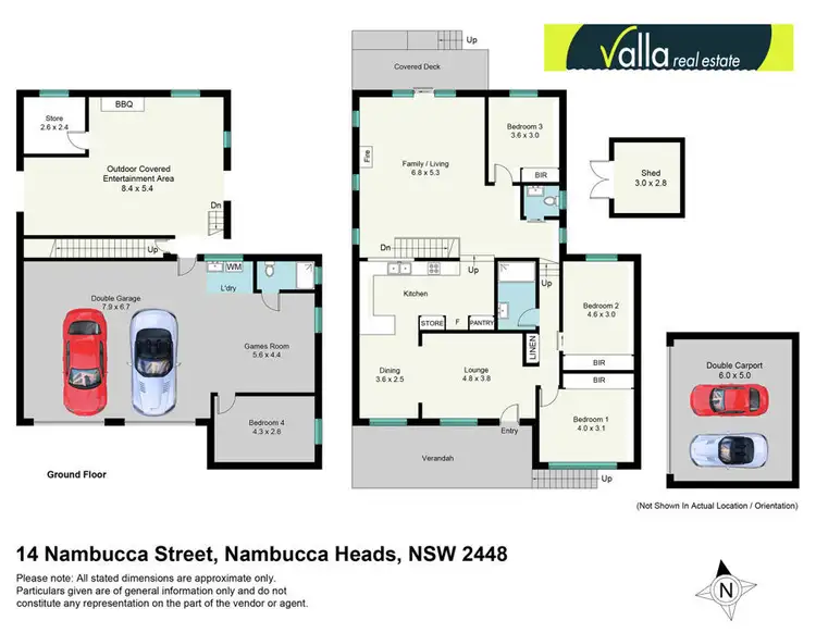 Floorplan of Homely house listing, 14 Nambucca Street, Nambucca Heads NSW 2448