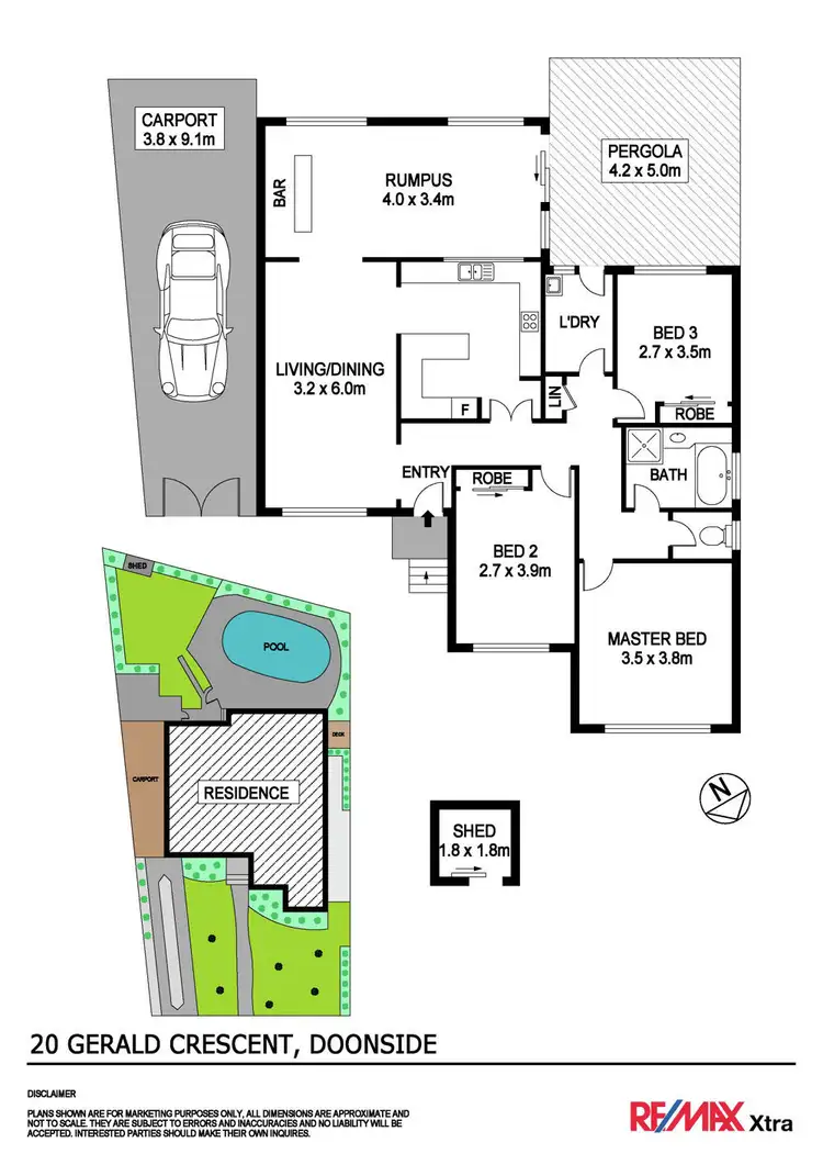 Floorplan of Homely house listing, 20 Gerald Crescent, Doonside NSW 2767