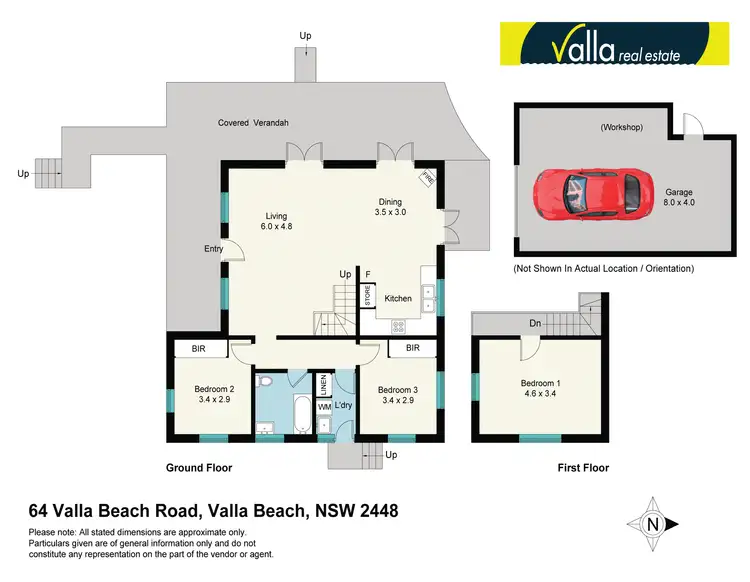Floorplan of Homely house listing, 64 Valla Beach Road, Valla Beach NSW 2448
