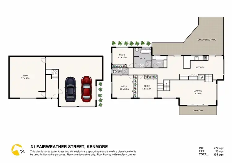 Floorplan of Homely house listing, 31 Fairweather Street, Kenmore QLD 4069