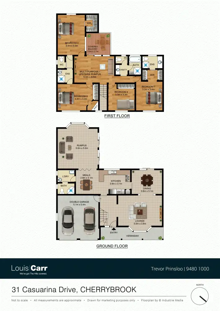 Floorplan of Homely house listing, 31 Casuarina Drive, Cherrybrook NSW 2126