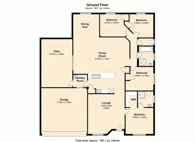 Floorplan of Homely house listing, 31 Blue Mountain Crescent, Warner QLD 4500