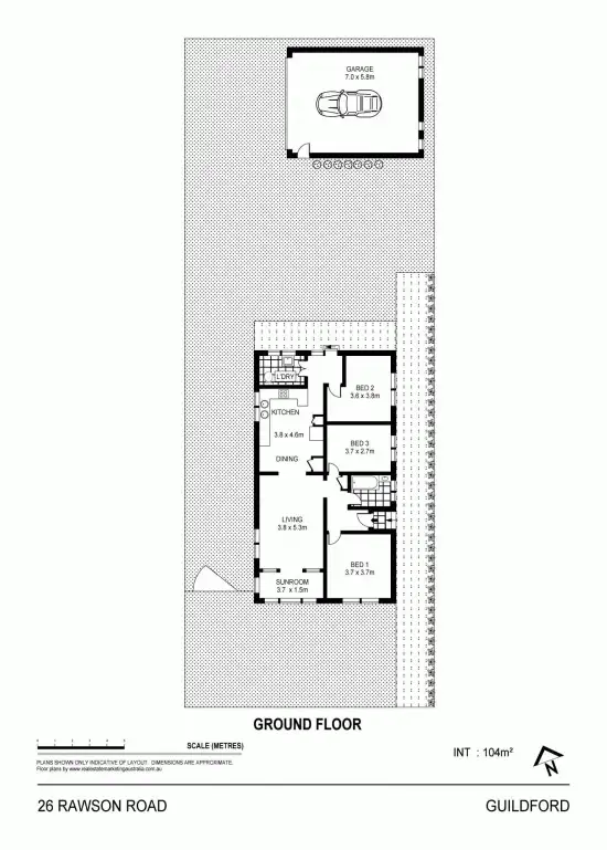Floorplan of Homely house listing, 26 Rawson Road, Guildford NSW 2161