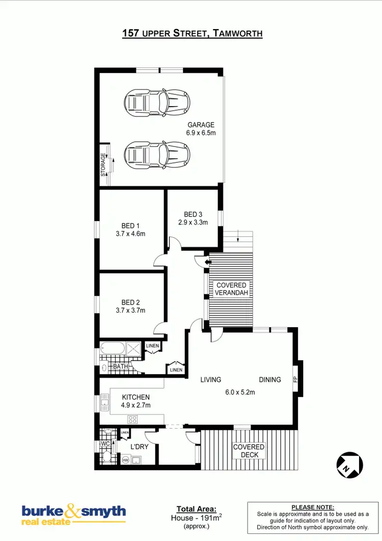 Floorplan of Homely house listing, 157 Upper Street, Tamworth NSW 2340