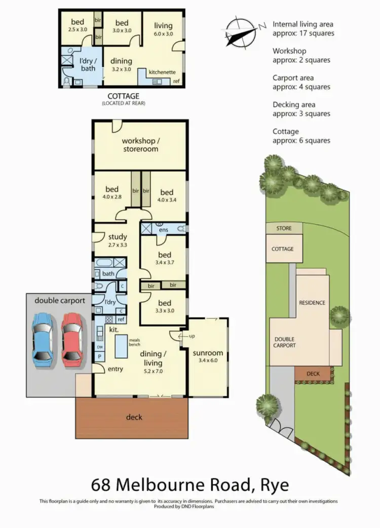 Floorplan of Homely house listing, 68 Melbourne Road, Rye VIC 3941