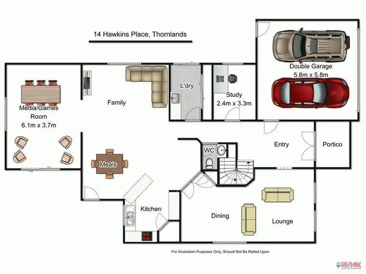 Floorplan of Homely house listing, 14 Hawkins Place, Thornlands QLD 4164