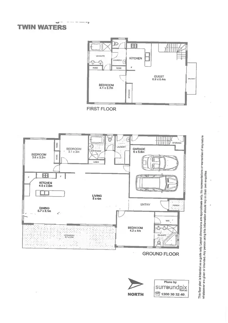 Floorplan of Homely house listing, 45a Moorings Circuit, Twin Waters QLD 4564