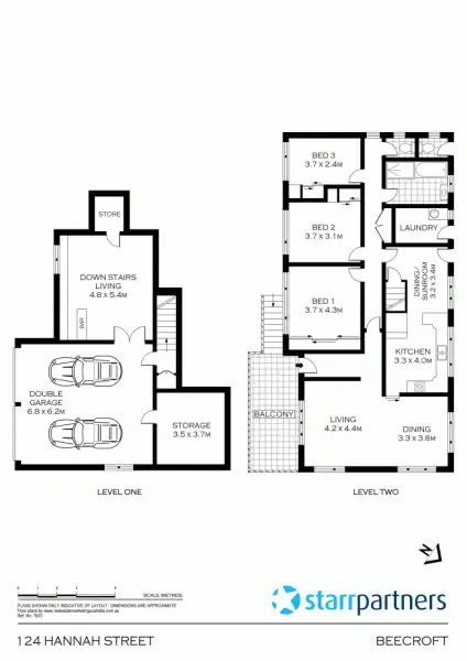 Floorplan of Homely house listing, 124 Hannah St, Beecroft NSW 2119