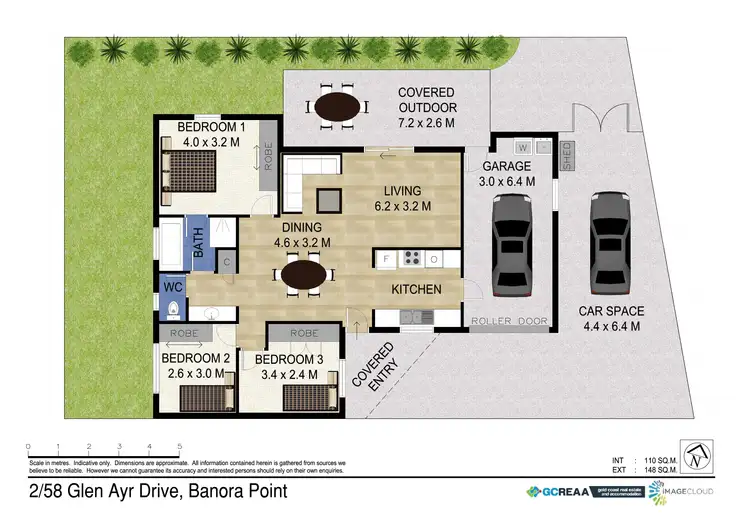 Floorplan of Homely house listing, 2/58 Glen Ayr Dve, Banora Point NSW 2486