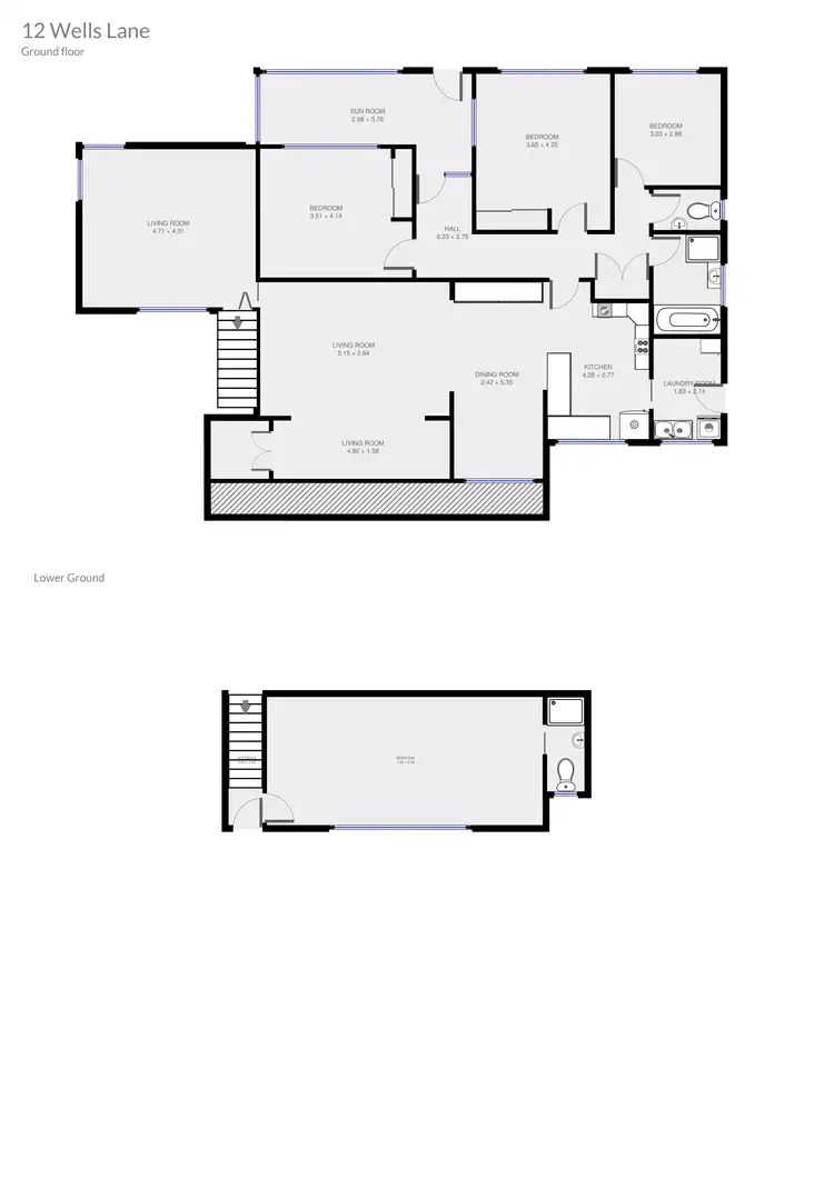 Floorplan of Homely house listing, 12 Wells Lane, Armidale NSW 2350