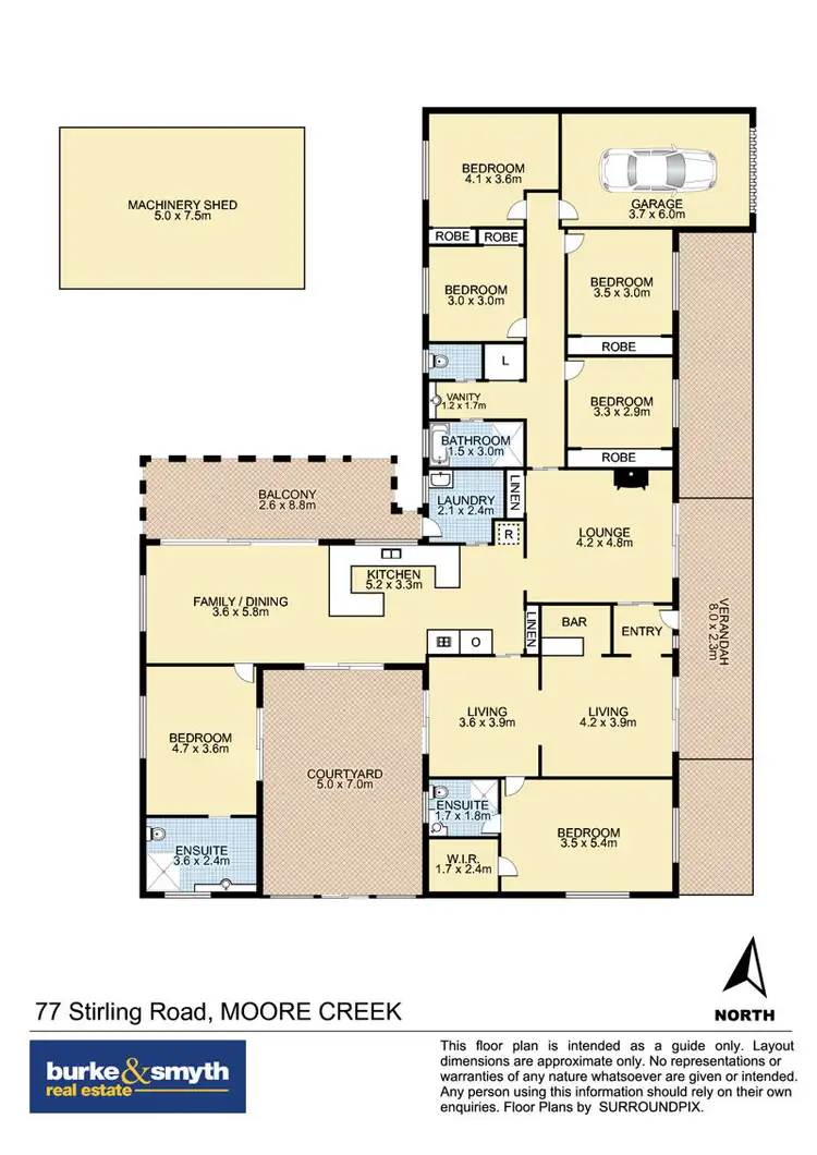 Floorplan of Homely house listing, 77 Stirling Road, Tamworth NSW 2340