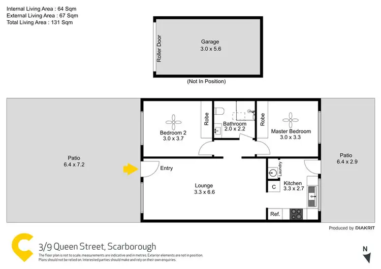 Floorplan of Homely unit listing, 3/9 Queen Street, Scarborough QLD 4020