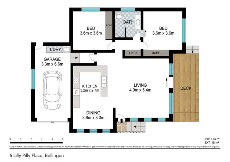 Floorplan of Homely house listing, 6 Lilly Pilly Place, Bellingen NSW 2454
