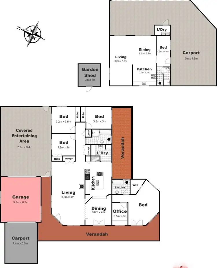 Floorplan of Homely house listing, 3 Merlin Court, Preston QLD 4352