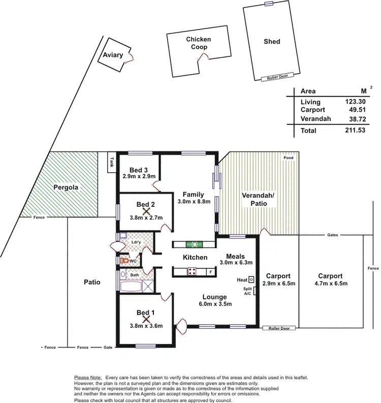 Floorplan of Homely house listing, 21 Lewis Ave, Mount Barker SA 5251