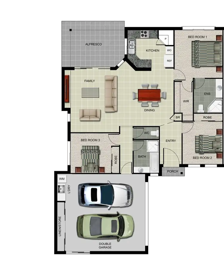 Floorplan of Homely unit listing, 2/192a South Street, Centenary Heights QLD 4350