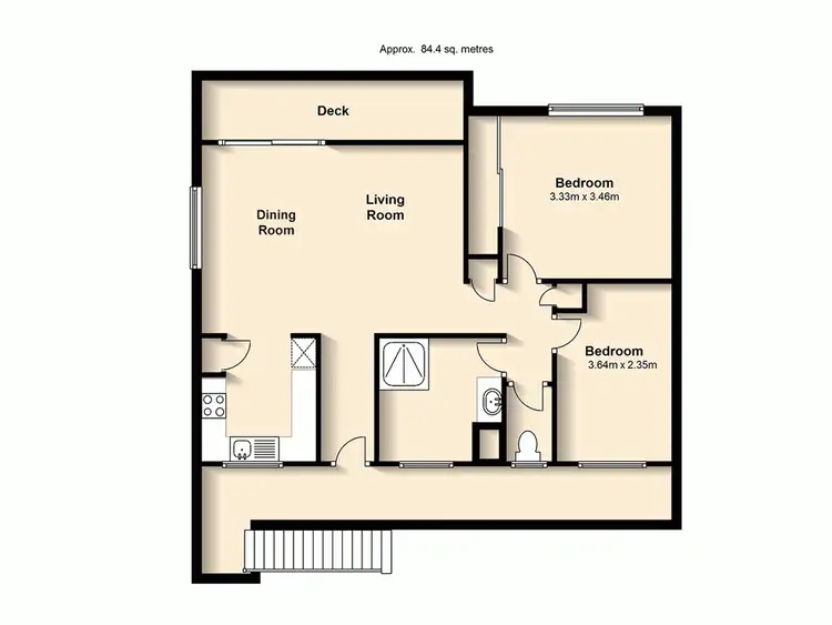 Floorplan of Homely unit listing, 6/16 Kitchener Street, Coorparoo QLD 4151
