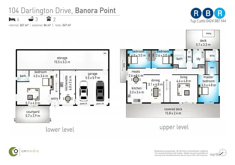 Floorplan of Homely house listing, 104 Darlington Drive, Banora Point NSW 2486