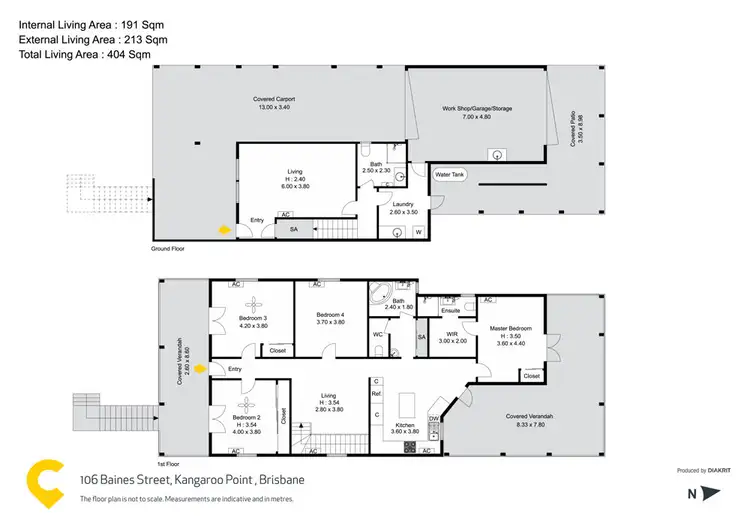 Floorplan of Homely house listing, 106 Baines Street, Kangaroo Point QLD 4169
