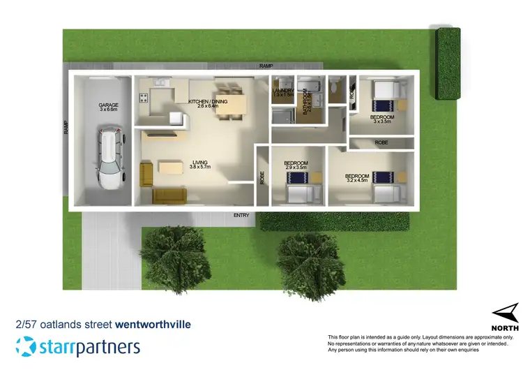 Floorplan of Homely house listing, 2/57 Oatlands Street, Wentworthville NSW 2145