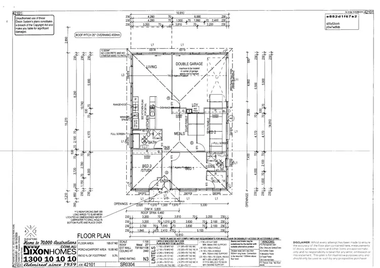 Floorplan of Homely house listing, 45 Imagination Drive, Nambour QLD 4560