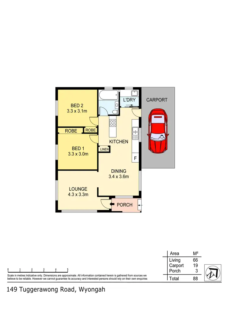 Floorplan of Homely house listing, 149 Tuggerawong Road, Wyongah NSW 2259