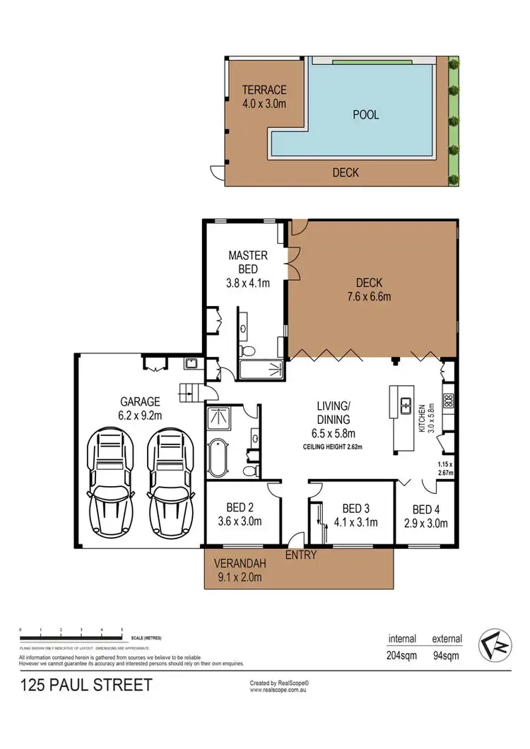 Floorplan of Homely house listing, 125 Paul Street, Brighton QLD 4017