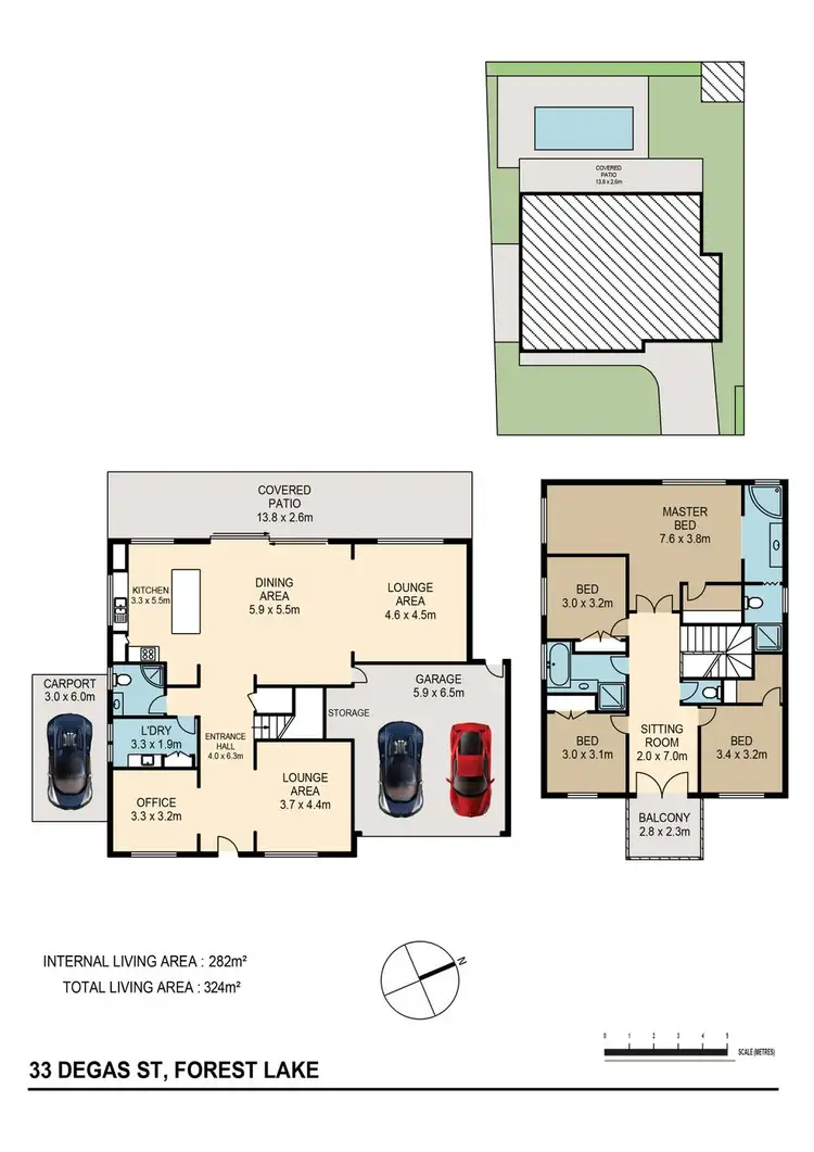 Floorplan of Homely house listing, 33 Degas Street, Forest Lake QLD 4078