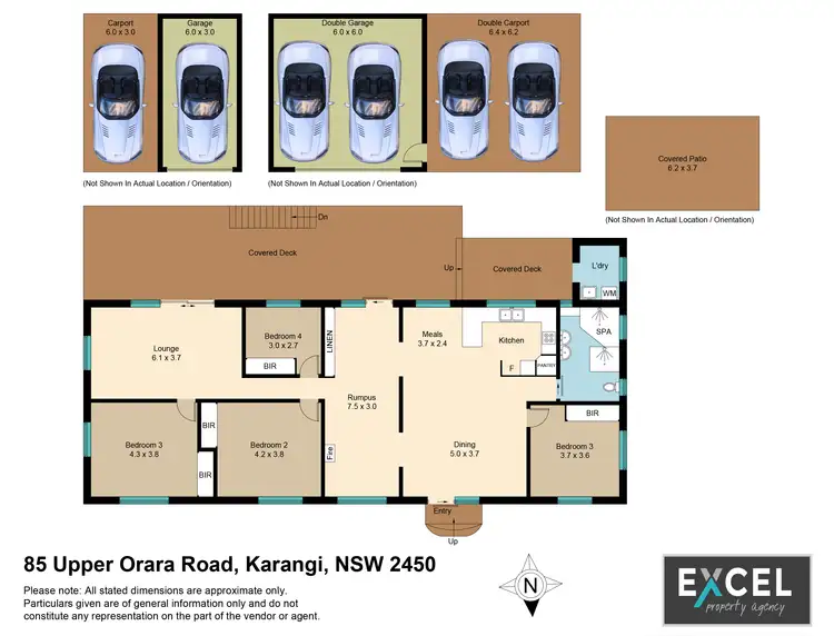 Floorplan of Homely house listing, 85 Upper Orara Road, Karangi NSW 2450