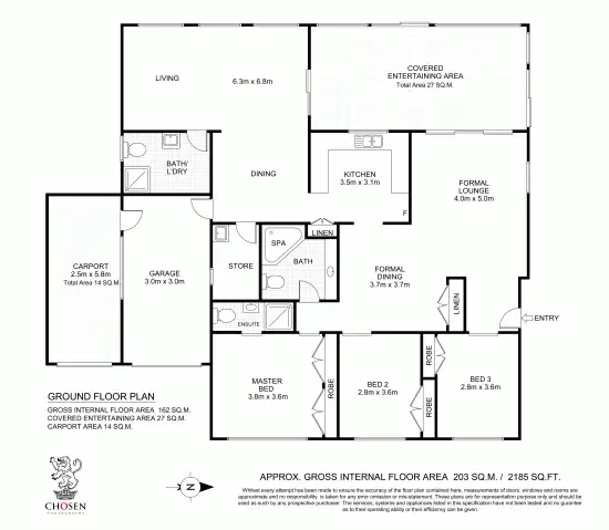 Floorplan of Homely house listing, 56 Leonard Avenue, Toukley NSW 2263