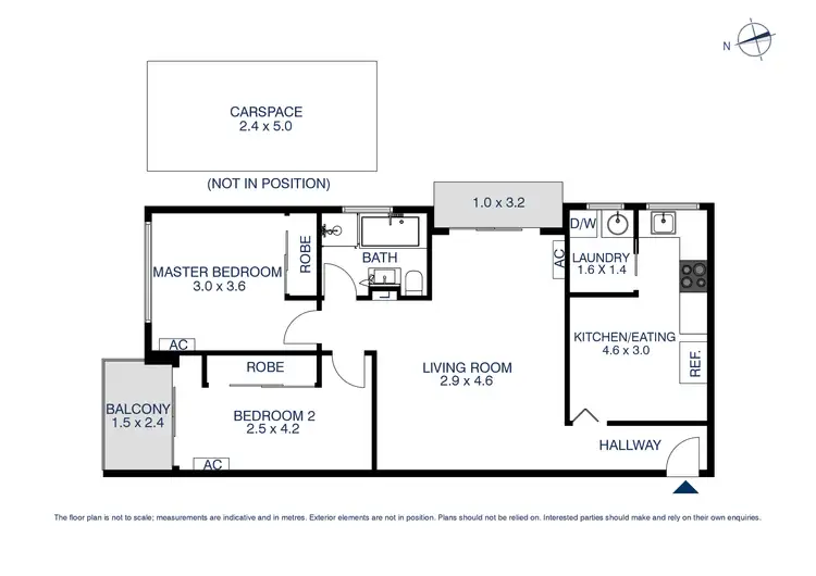 Floorplan of Homely unit listing, 6/60 Weston Street, Harris Park NSW 2150