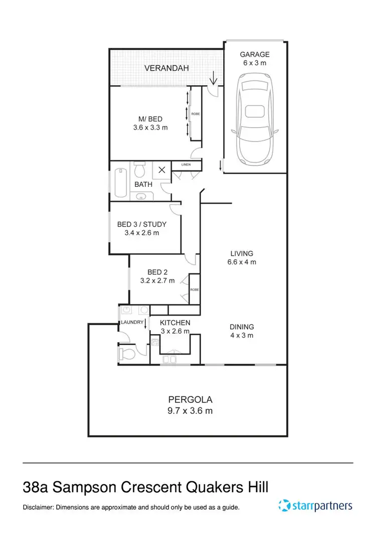Floorplan of Homely house listing, 38A Sampson Crescent, Quakers Hill NSW 2763