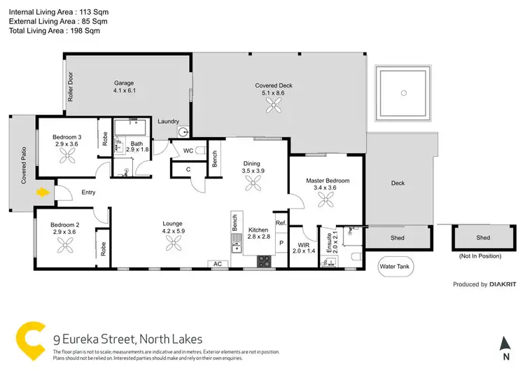 Floorplan of Homely house listing, 9 Eureka Street, North Lakes QLD 4509