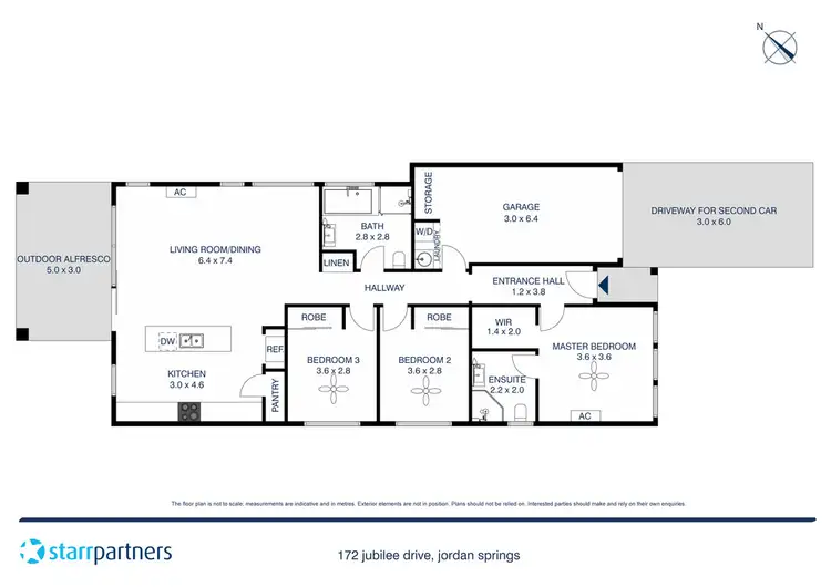 Floorplan of Homely house listing, 172 Jubilee Drive, Jordan Springs NSW 2747
