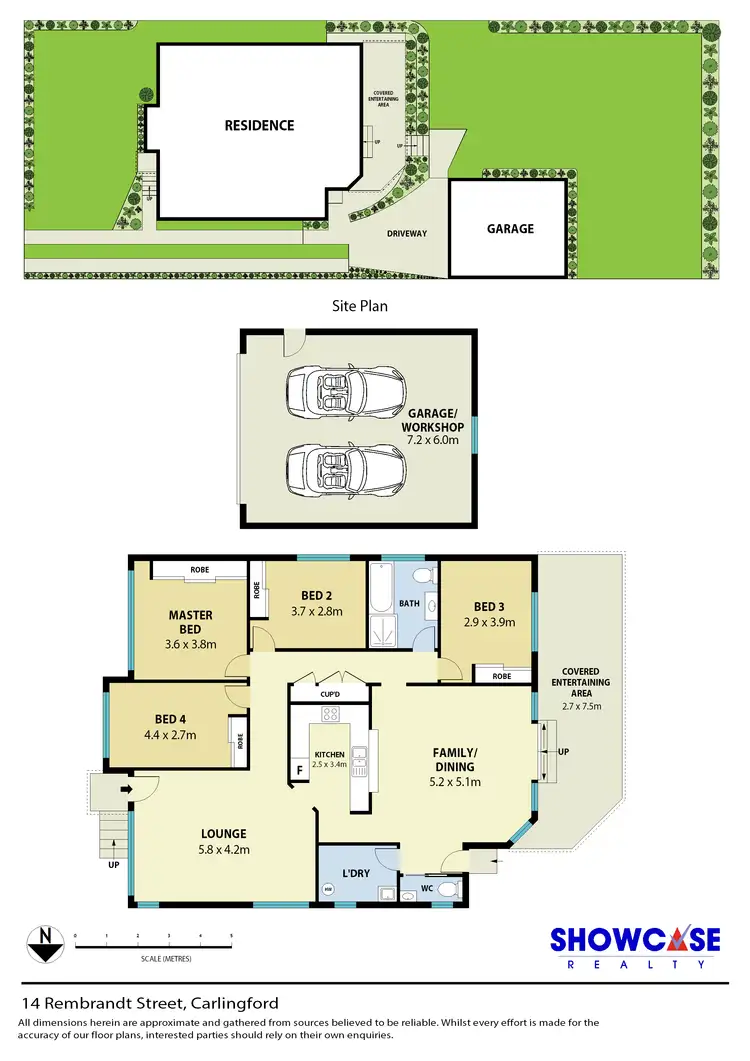 Floorplan of Homely house listing, 14 Rembrandt St, Carlingford NSW 2118