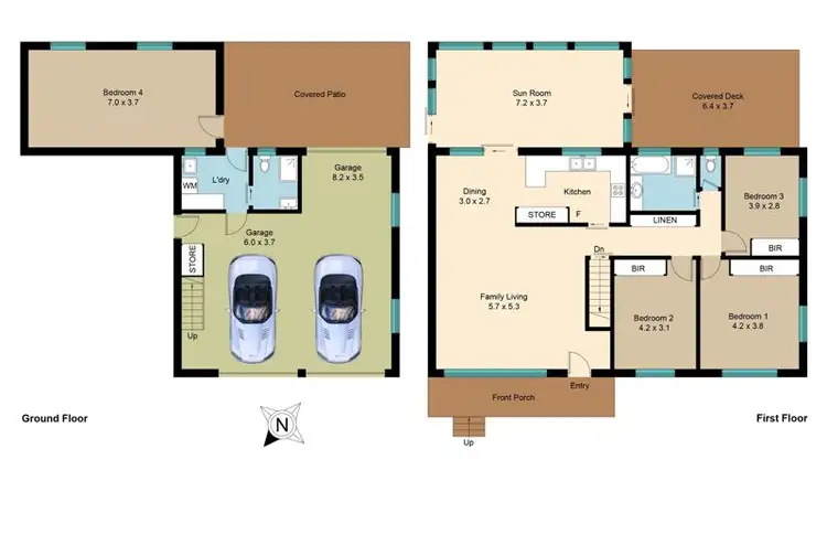 Floorplan of Homely house listing, 5 Bryant Cl, Toormina NSW 2452