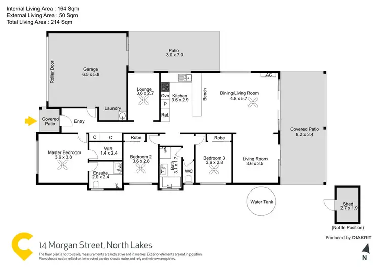 Floorplan of Homely house listing, 14 Morgan Street, North Lakes QLD 4509