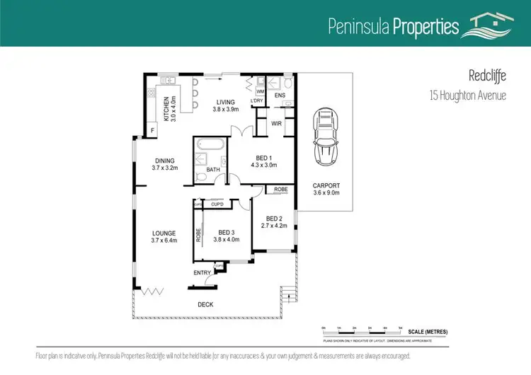 Floorplan of Homely house listing, 15 Houghton Avenue, Redcliffe QLD 4020