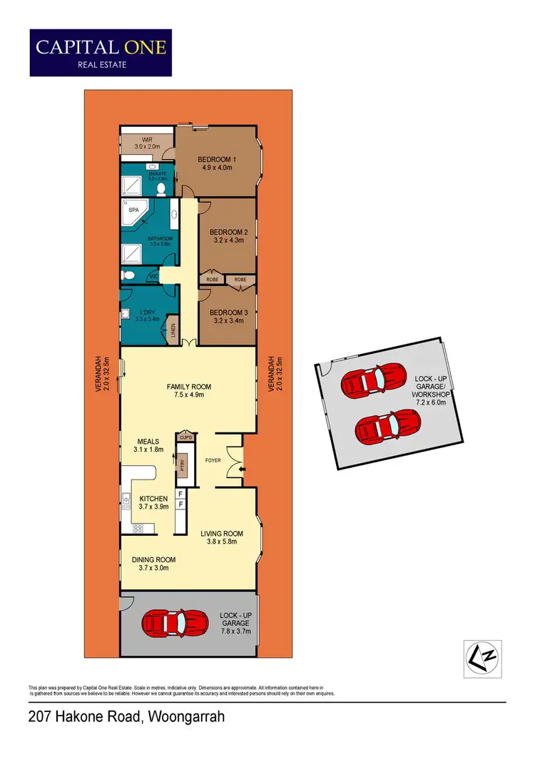 Floorplan of Homely rural property listing, 207-211 Hakone Road, Woongarrah NSW 2259