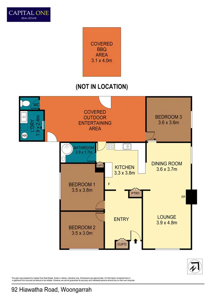 Floorplan of Homely rural property listing, 92-96 Hiawatha Road, Woongarrah NSW 2259