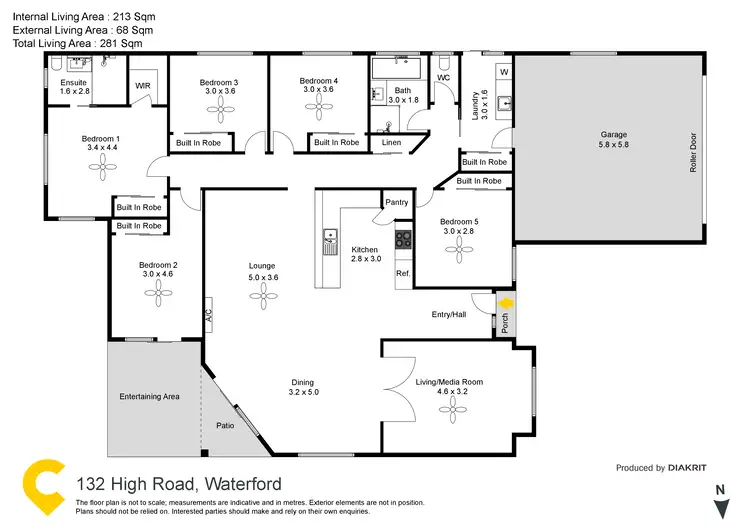 Floorplan of Homely house listing, 132 High Road, Waterford QLD 4133
