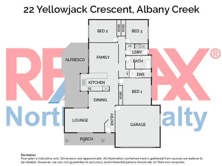Floorplan of Homely house listing, 22 Yellowjack Crescent, Albany Creek QLD 4035