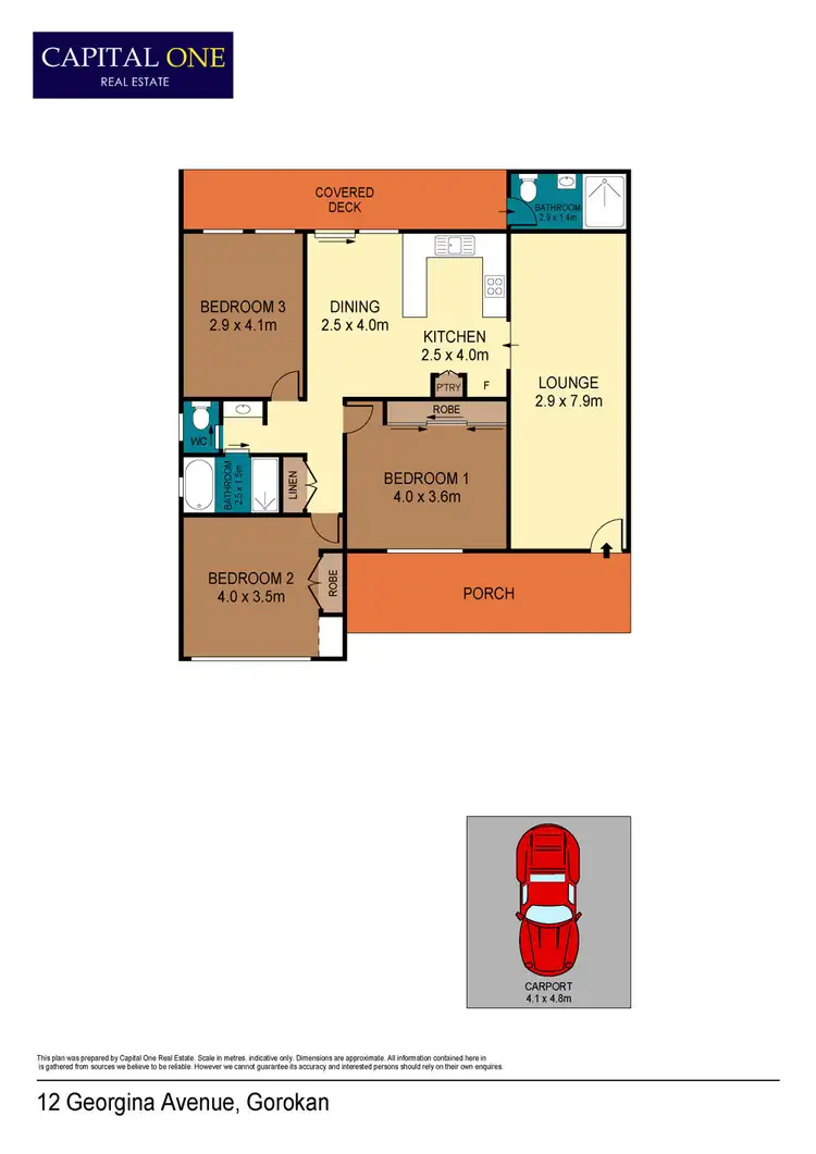 Floorplan of Homely house listing, 12 Georgina Avenue, Gorokan NSW 2263
