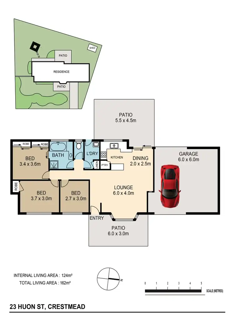 Floorplan of Homely house listing, 23 Huon St, Crestmead QLD 4132